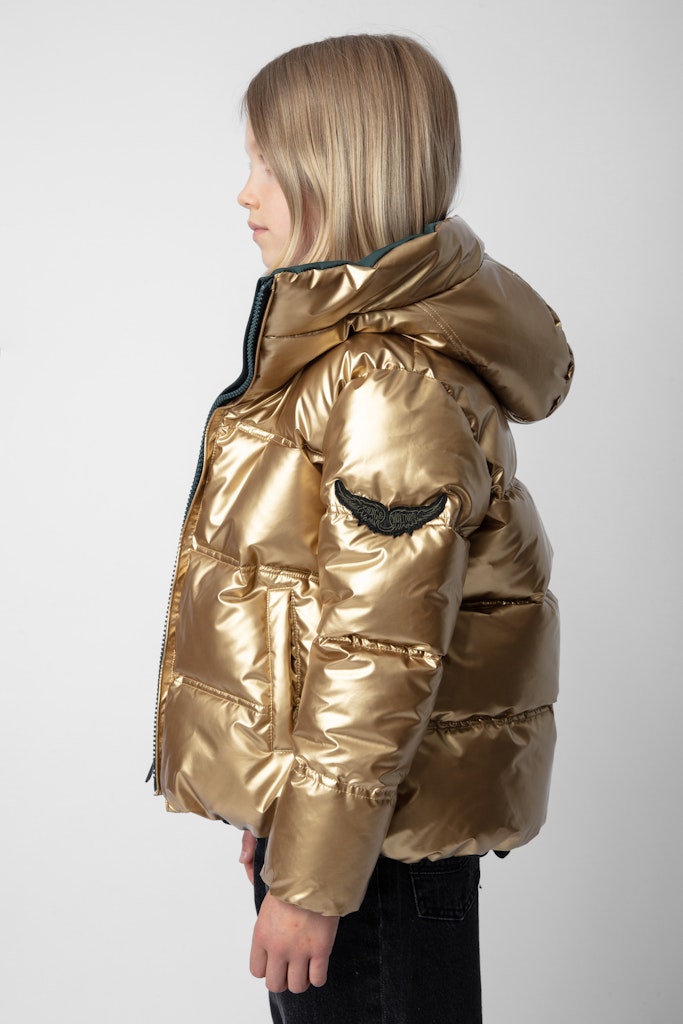 ZHORS LIGNE DARK GREEN APRIL REVERSIBLE PARKA