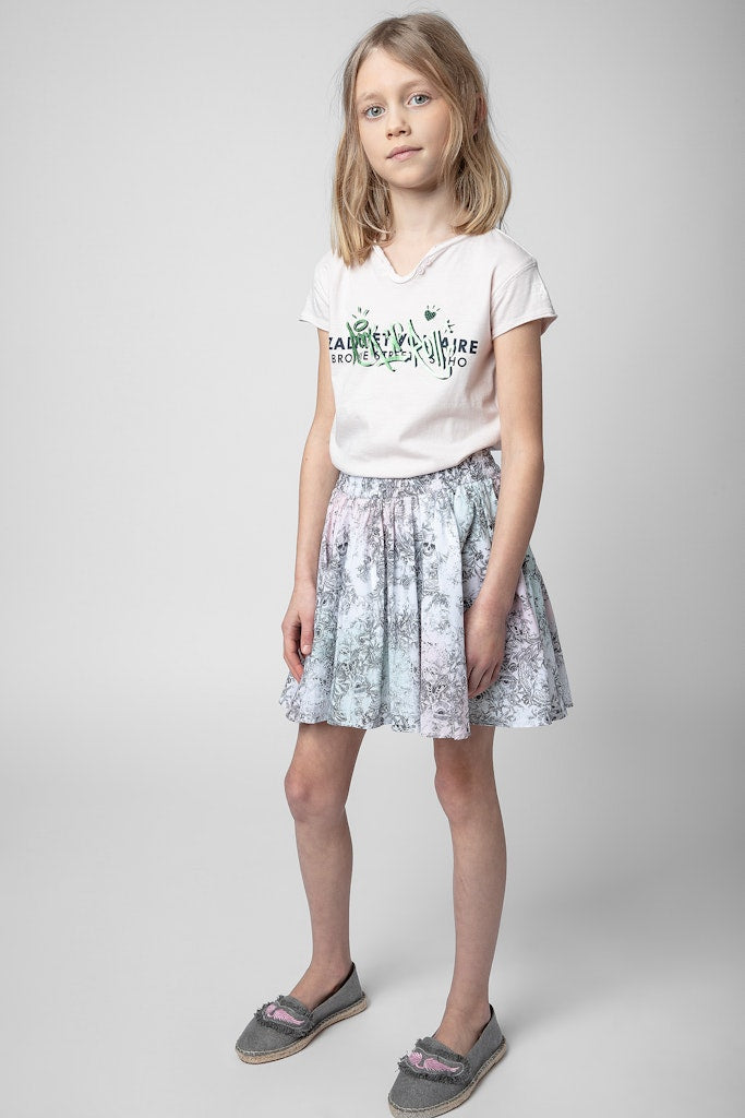 ZHORS LIGNE MULTICOLOR ALEXA GIRL SKIRT