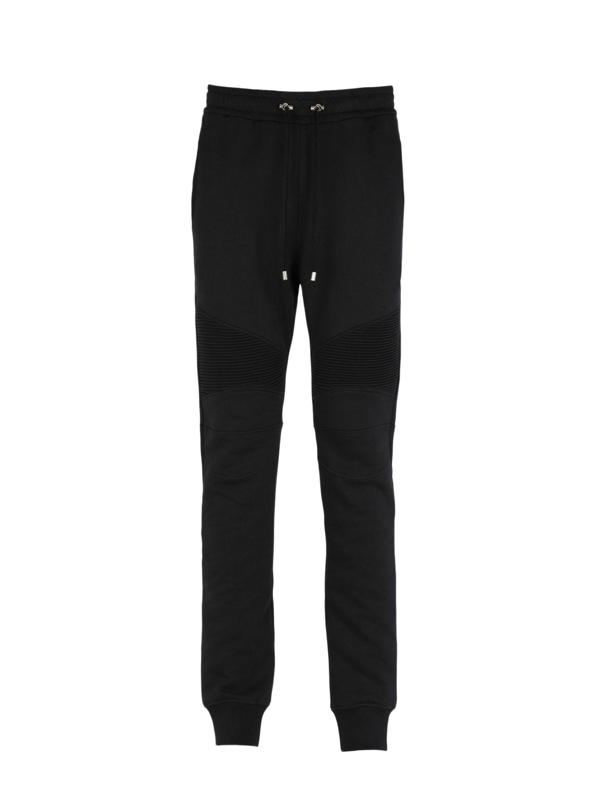 B bouclé jogging bottoms - Black & Neon Yellow