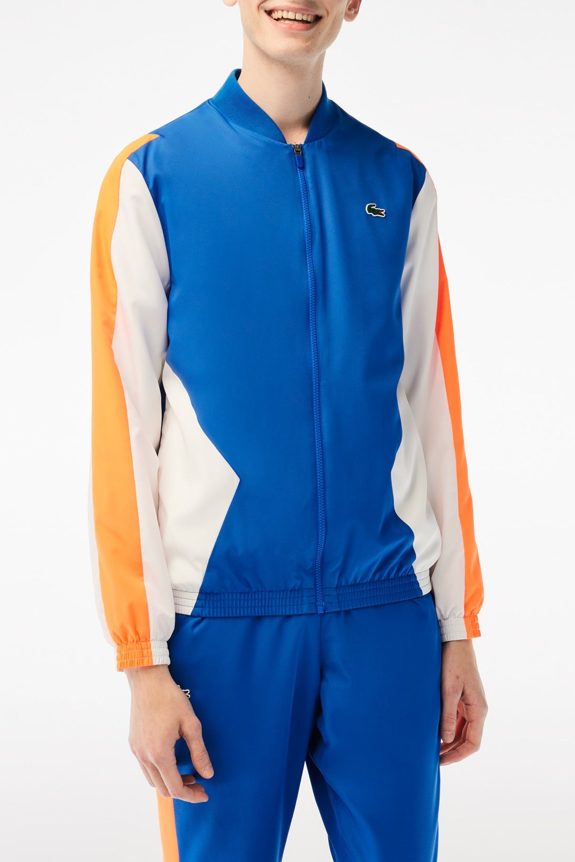 Ensemble de survêtement Tennis imprimé - Royaume & Orange