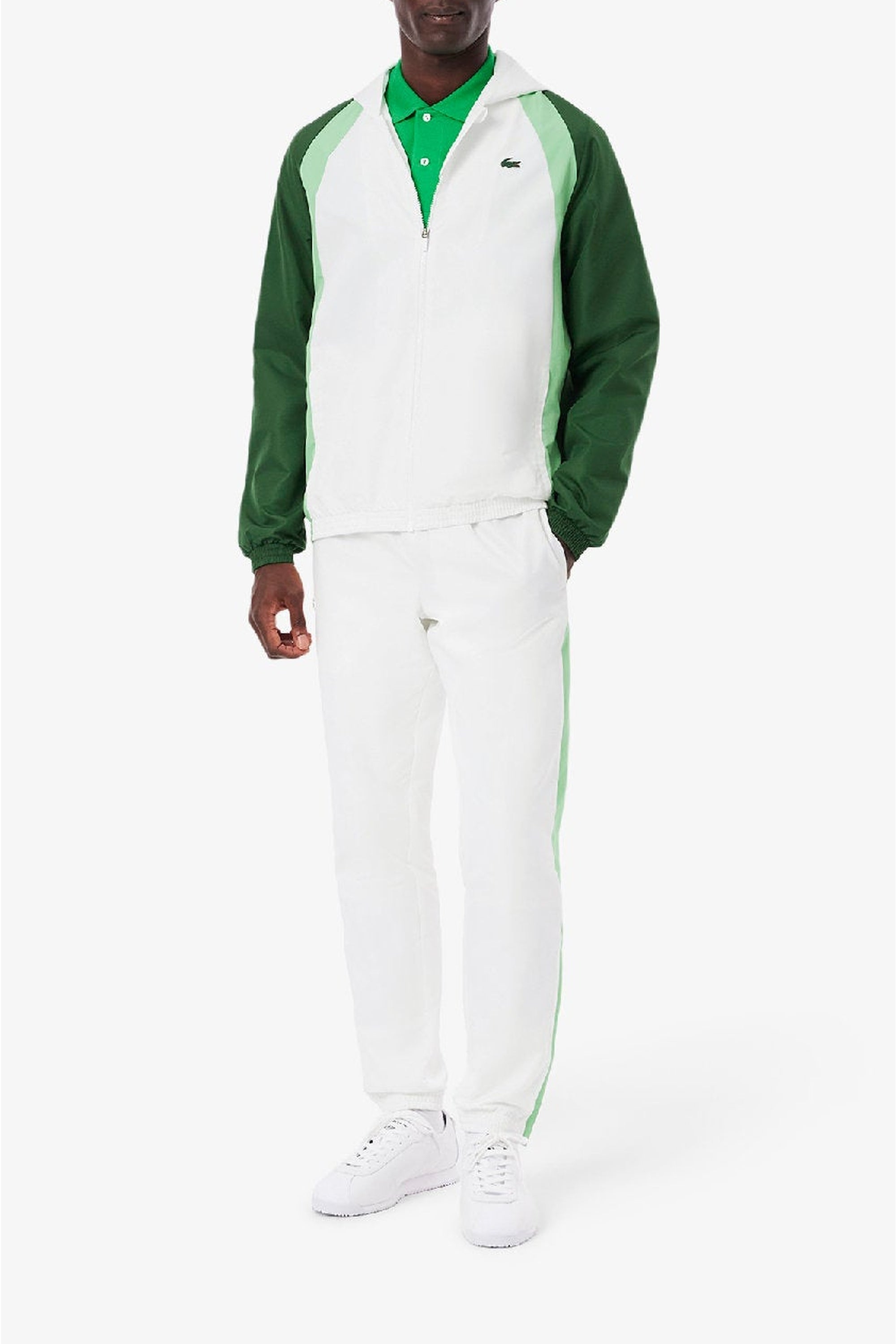 Ensemble de survêtement Tennis imprimé - Blanc & Liamone Vert