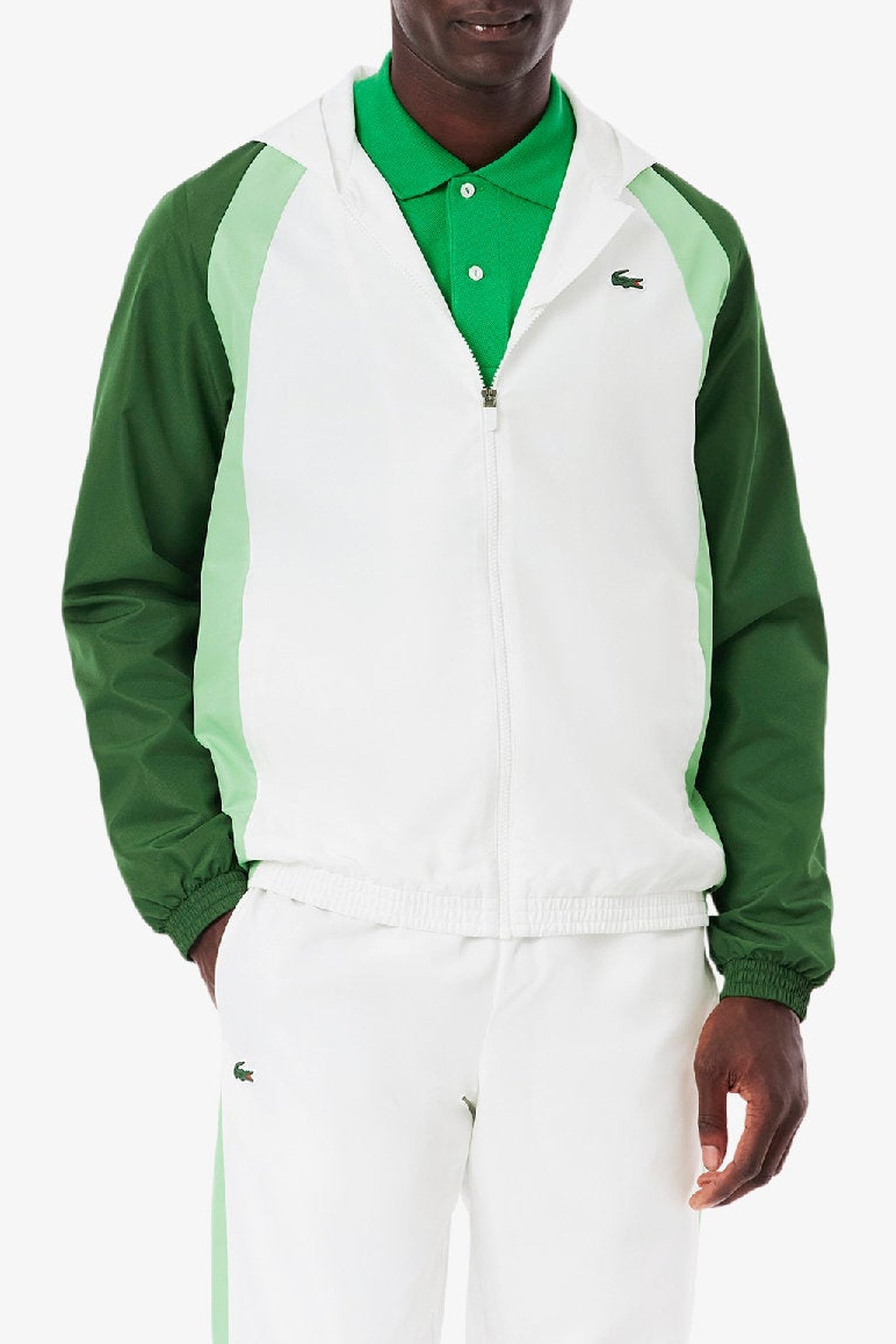 Ensemble de survêtement Tennis imprimé - Blanc & Liamone Vert