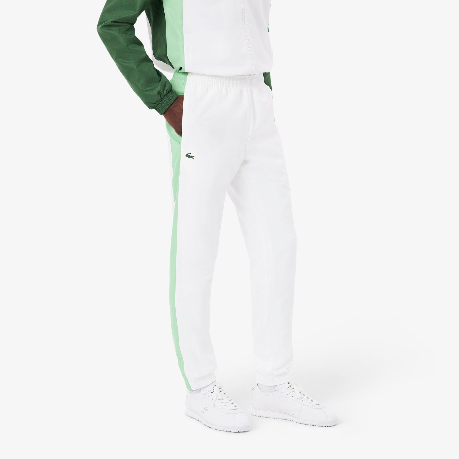 Ensemble de survêtement Tennis imprimé - Blanc & Liamone Vert