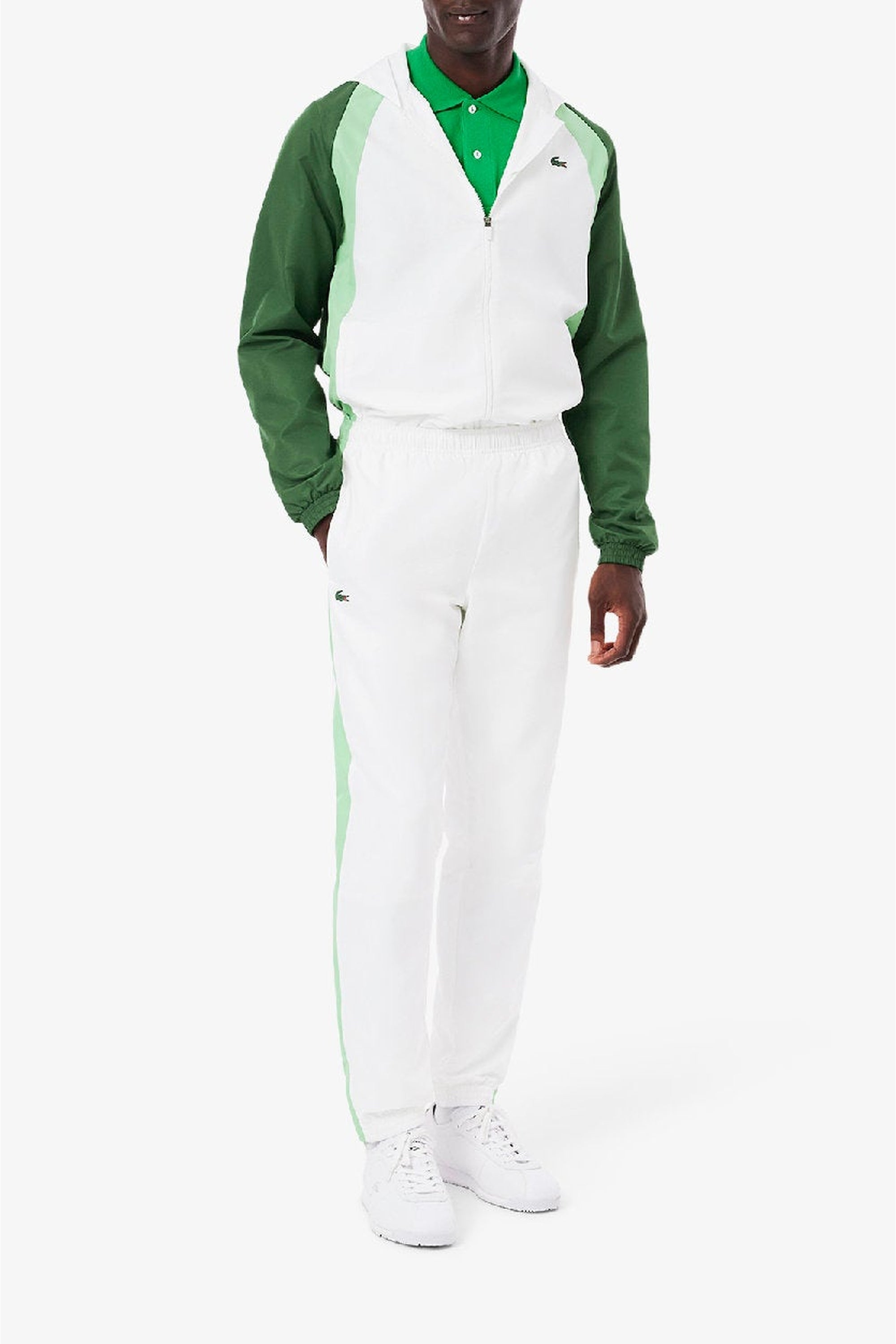Ensemble de survêtement Tennis imprimé - Blanc & Liamone Vert