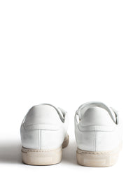 Sneakers à logo " ZV" 1747 Low Used Men en cuir - Blanc