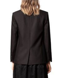 Veste Viking Strass - Noir