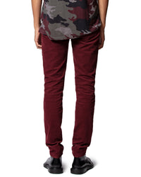 Pantalon David Velvet - Bordeaux