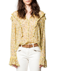 Blouse Tweet Anemone - Bouton D'Or