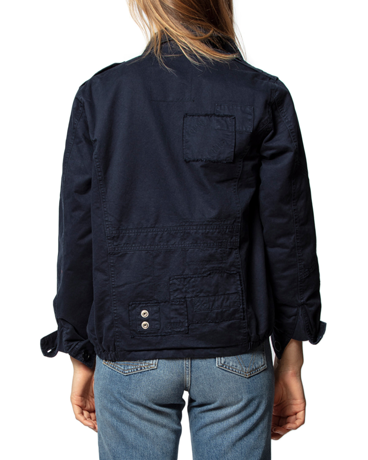 Parka Kode Grunge Fur en laine - Encre