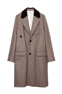 Manteau Mad Chine en laine - Beige