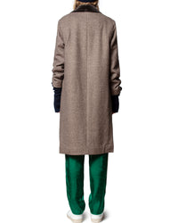 Manteau Mad Chine en laine - Beige