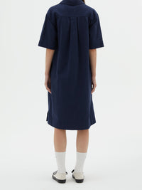 Robe utilitaire à zip - Indigo