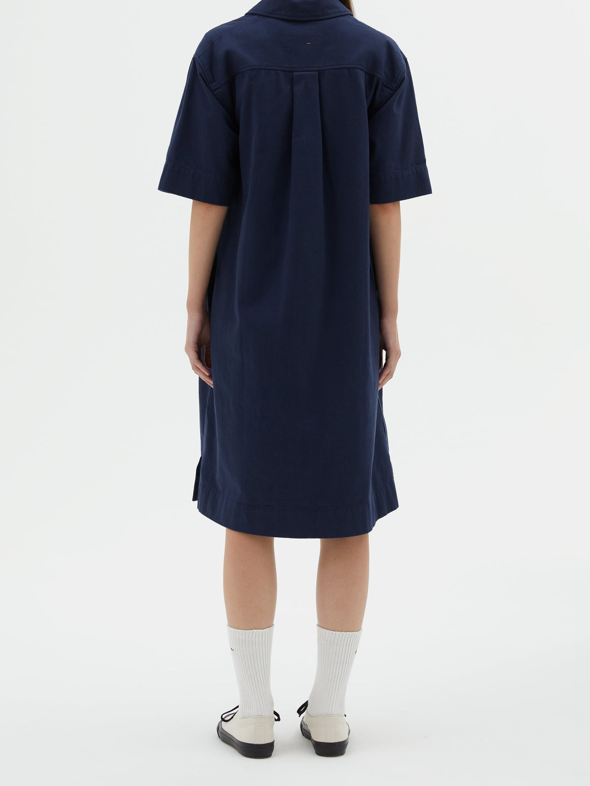 Robe utilitaire à zip - Indigo