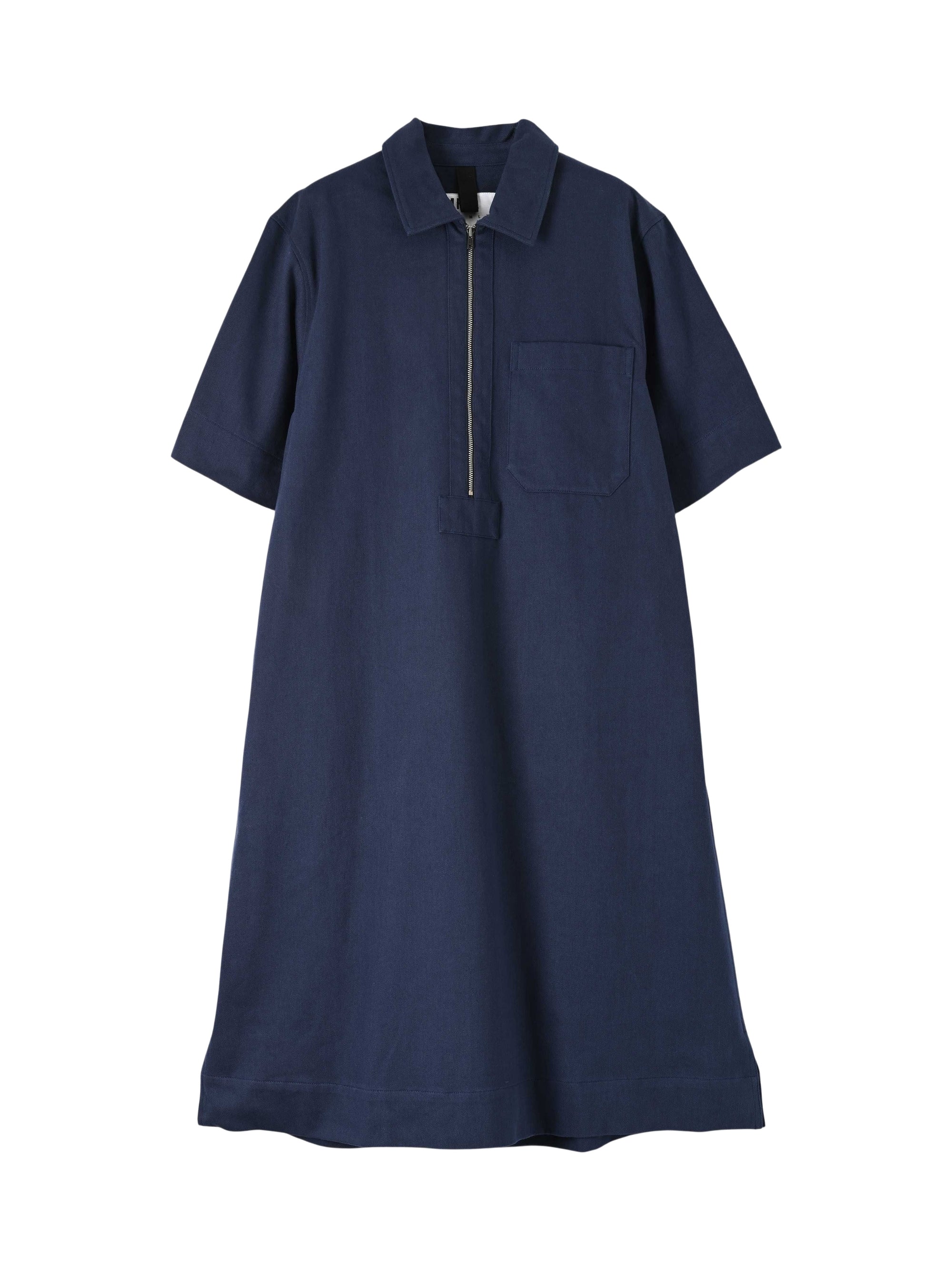Robe utilitaire à zip - Indigo