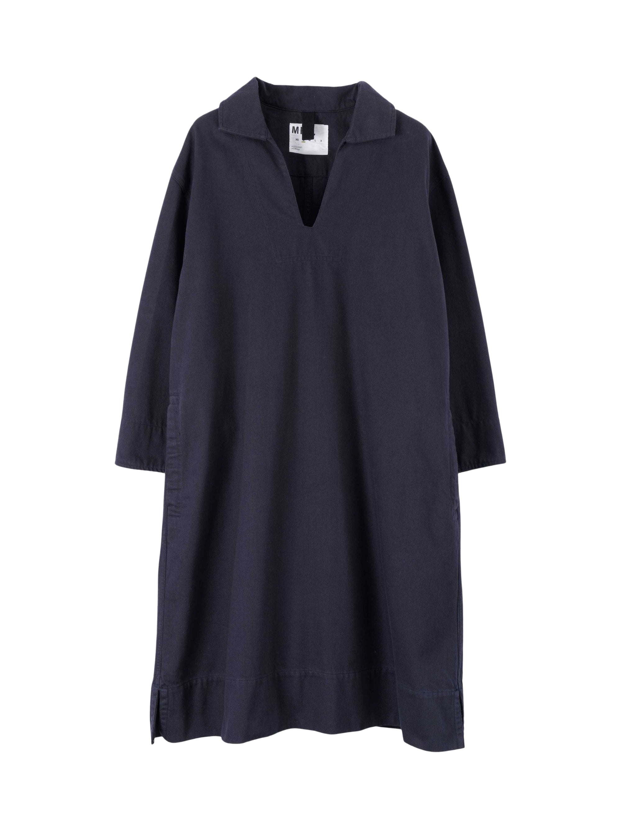 Robe ample à poches plaquées - Navy & Black & Blue