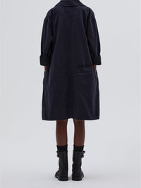 Robe ample à poches plaquées - Navy & Black & Blue