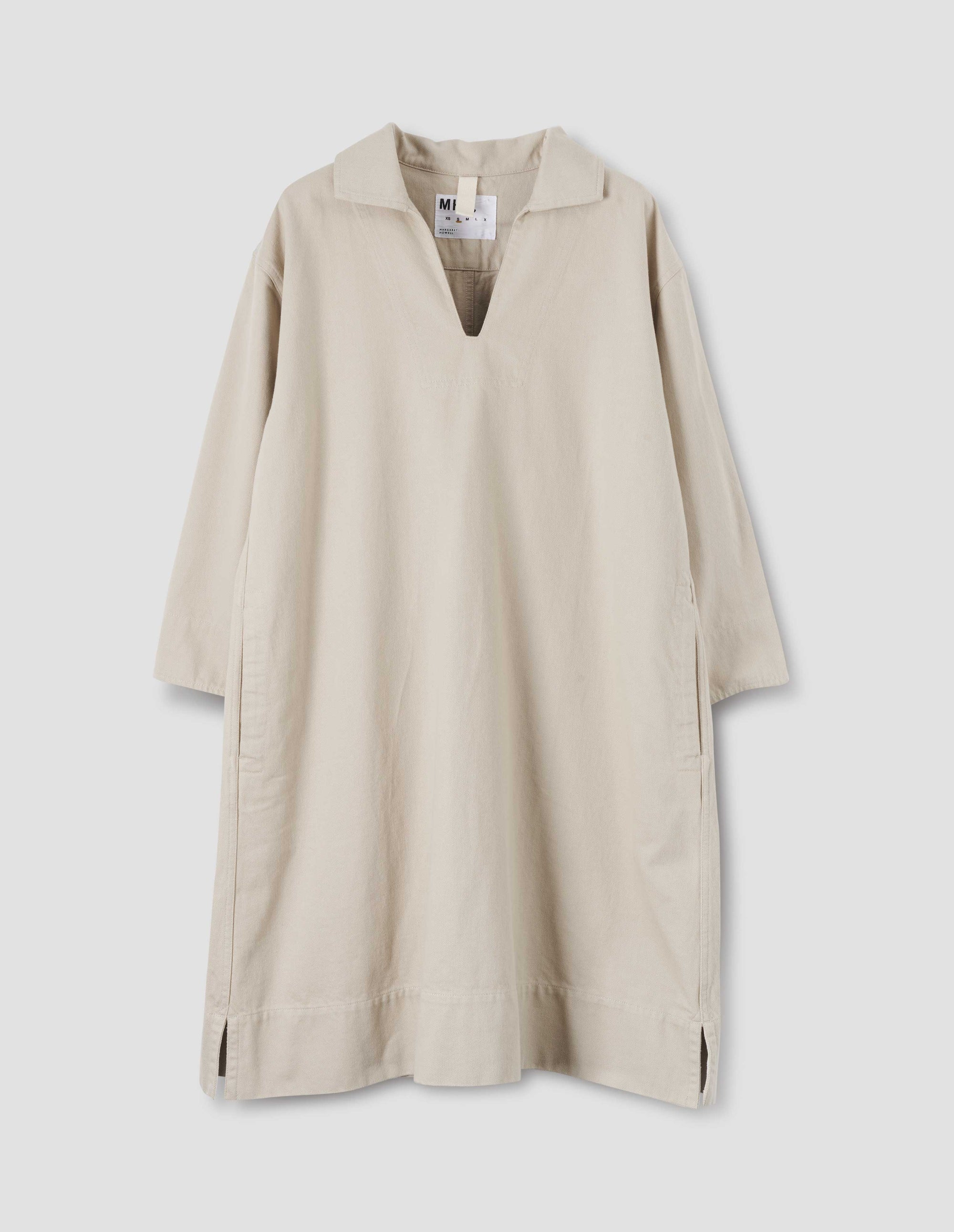 Robe smock à poches plaquées - Beige