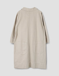 Robe smock à poches plaquées - Beige