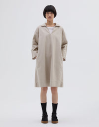 Robe smock à poches plaquées - Beige