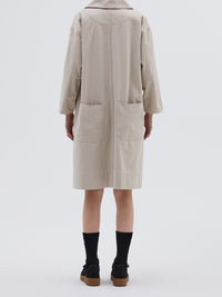 Robe ample à poches plaquées - Beige