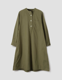 Robe évasée sans col - Green