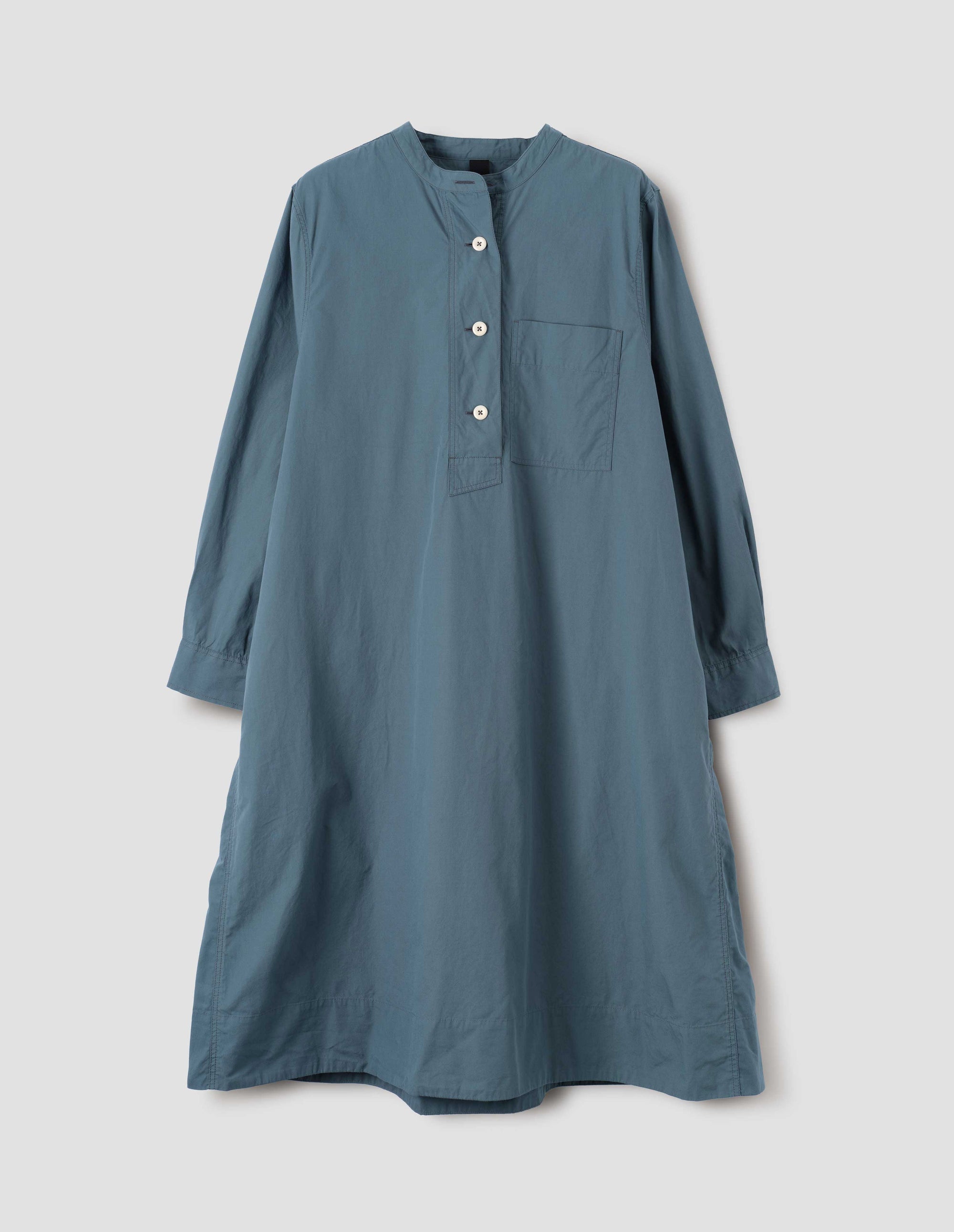 Robe évasée sans col - Blue
