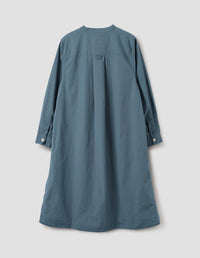 Robe évasée sans col - Blue