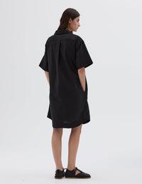 Robe-chemise à enfiler - Black