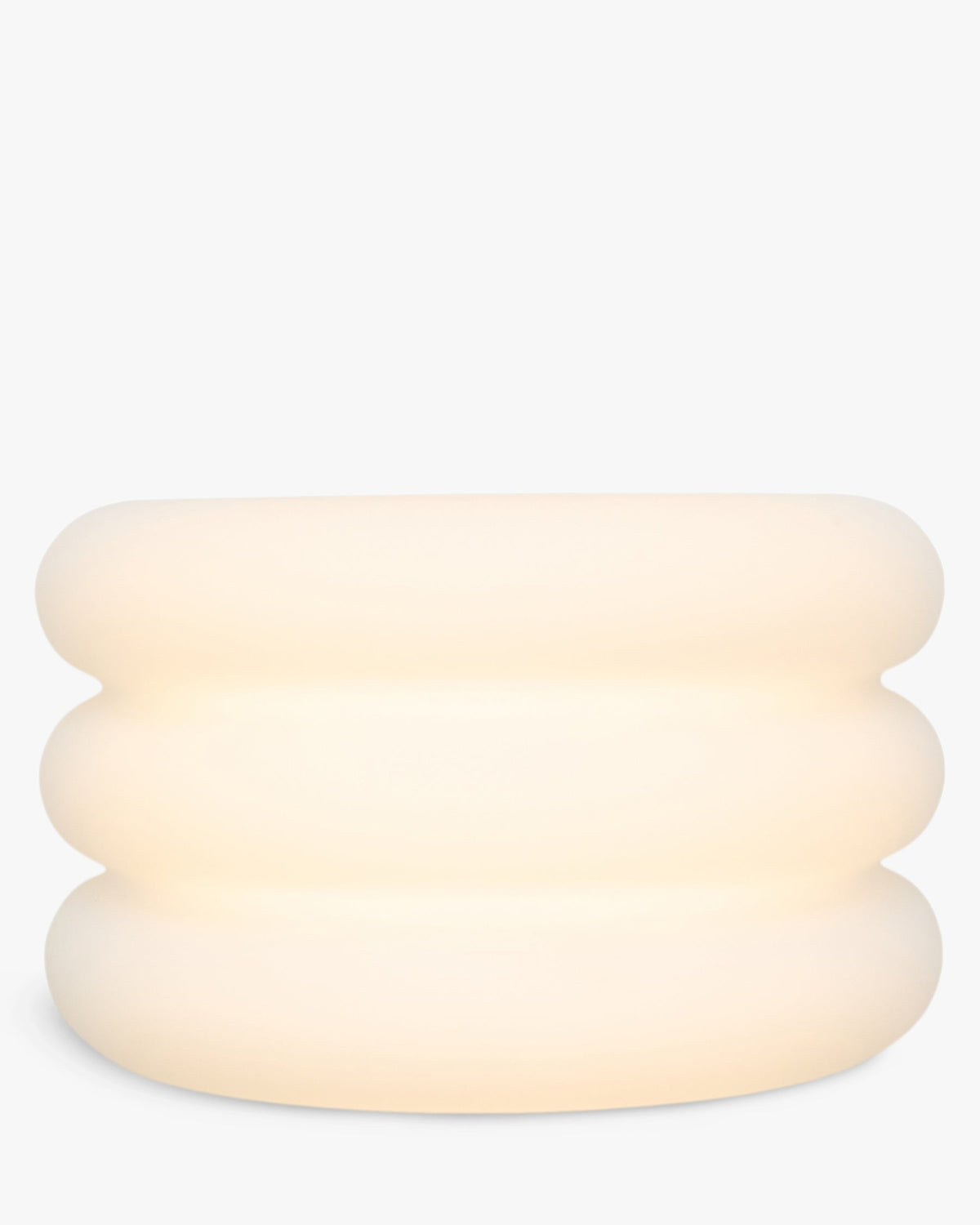 Applique murale Verre blanc & laiton Houston - Blanc