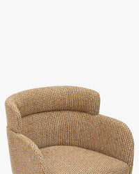 Tabouret de bar Baron - Tweed jaune Miami