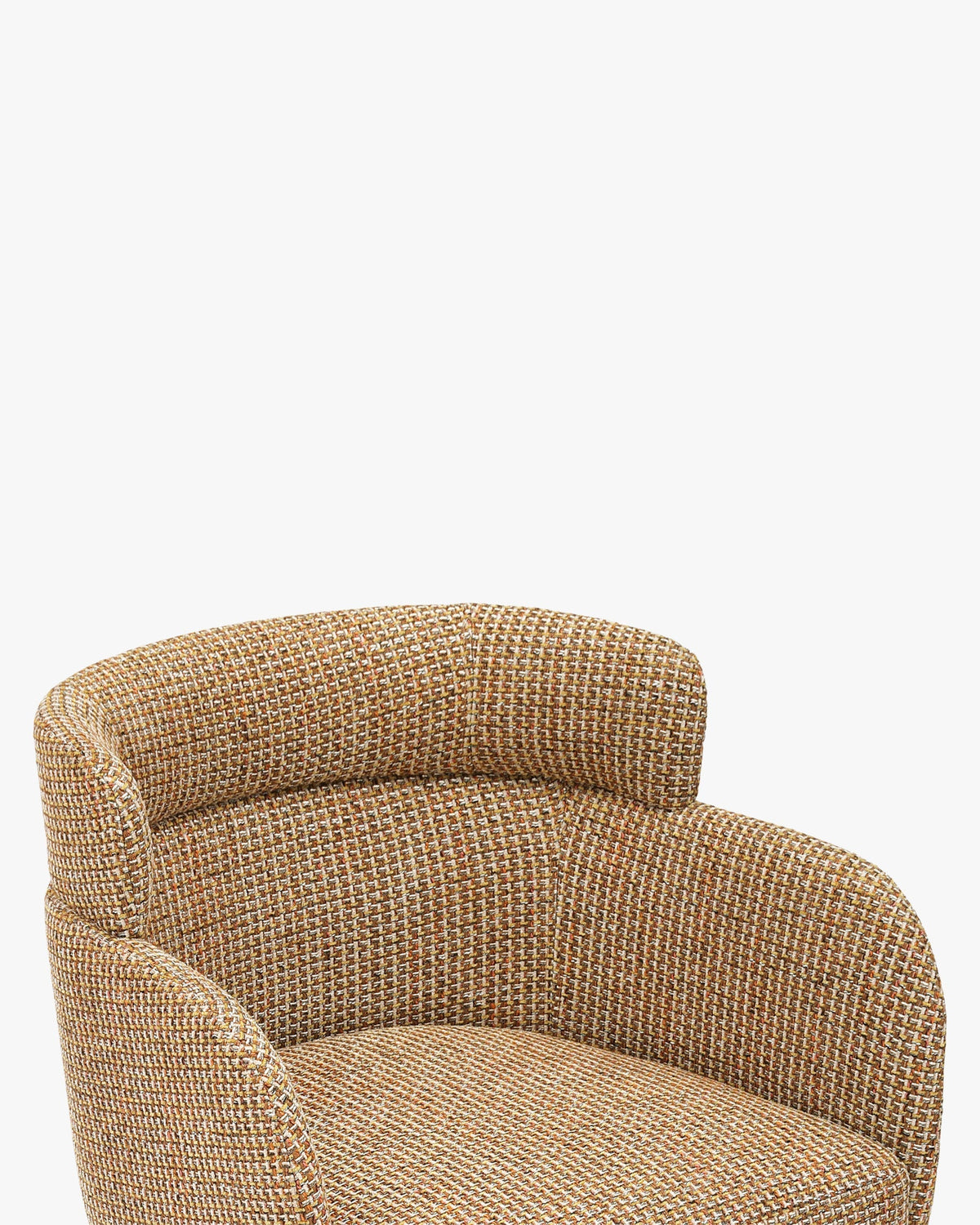 Tabouret de bar Baron - Tweed jaune Miami