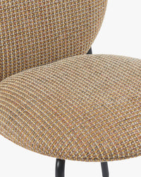 Chaise empilabl Blaze - Tweed Jaune Miami