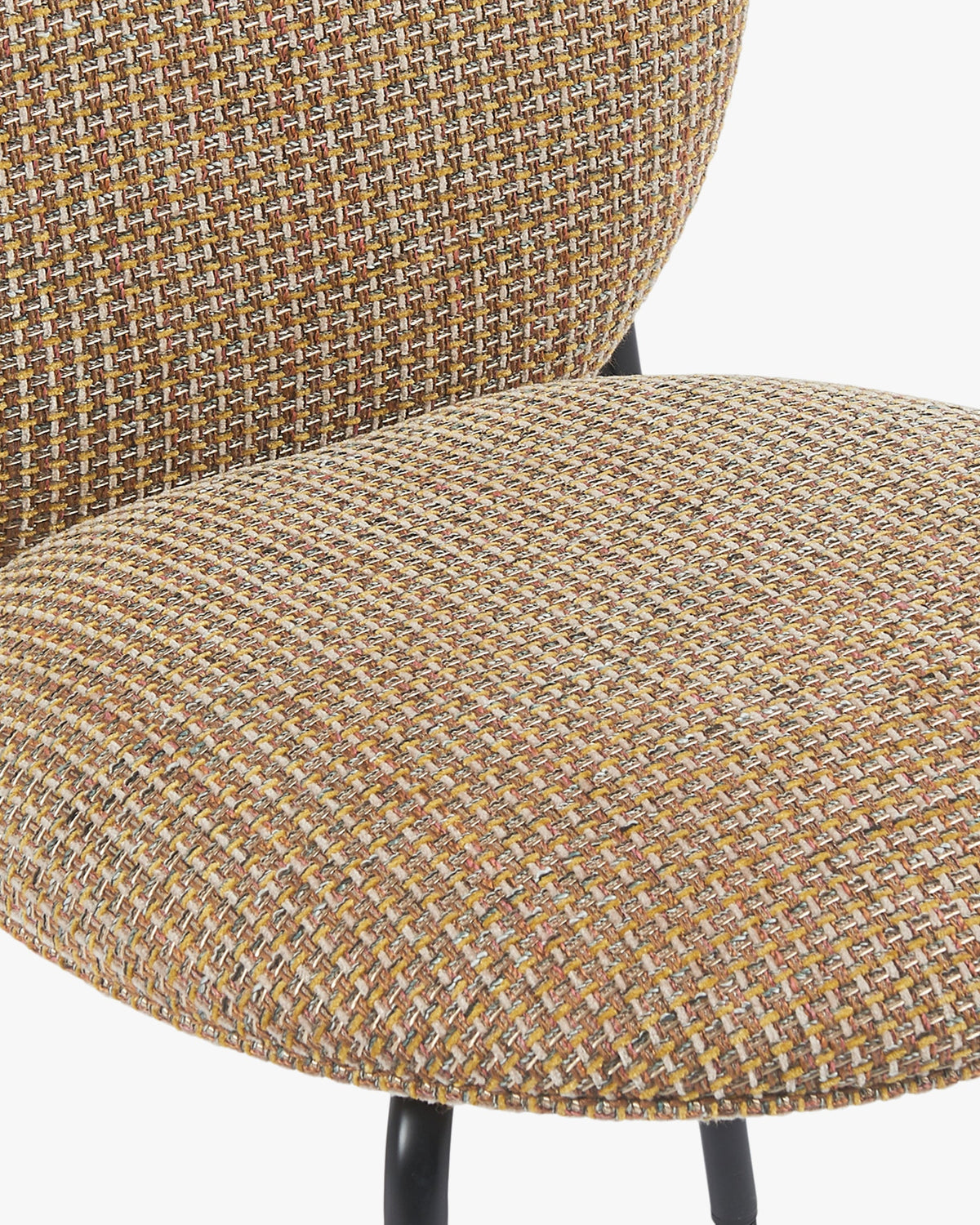 Chaise empilabl Blaze - Tweed Jaune Miami