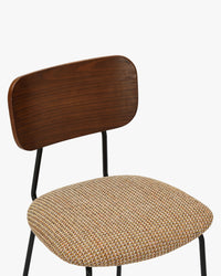 Tabouret de bar Eero - Tweed Jaune Miami