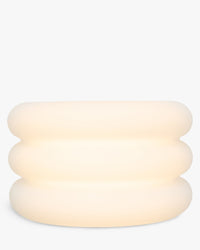 Applique murale Verre blanc & laiton Houston - Blanc