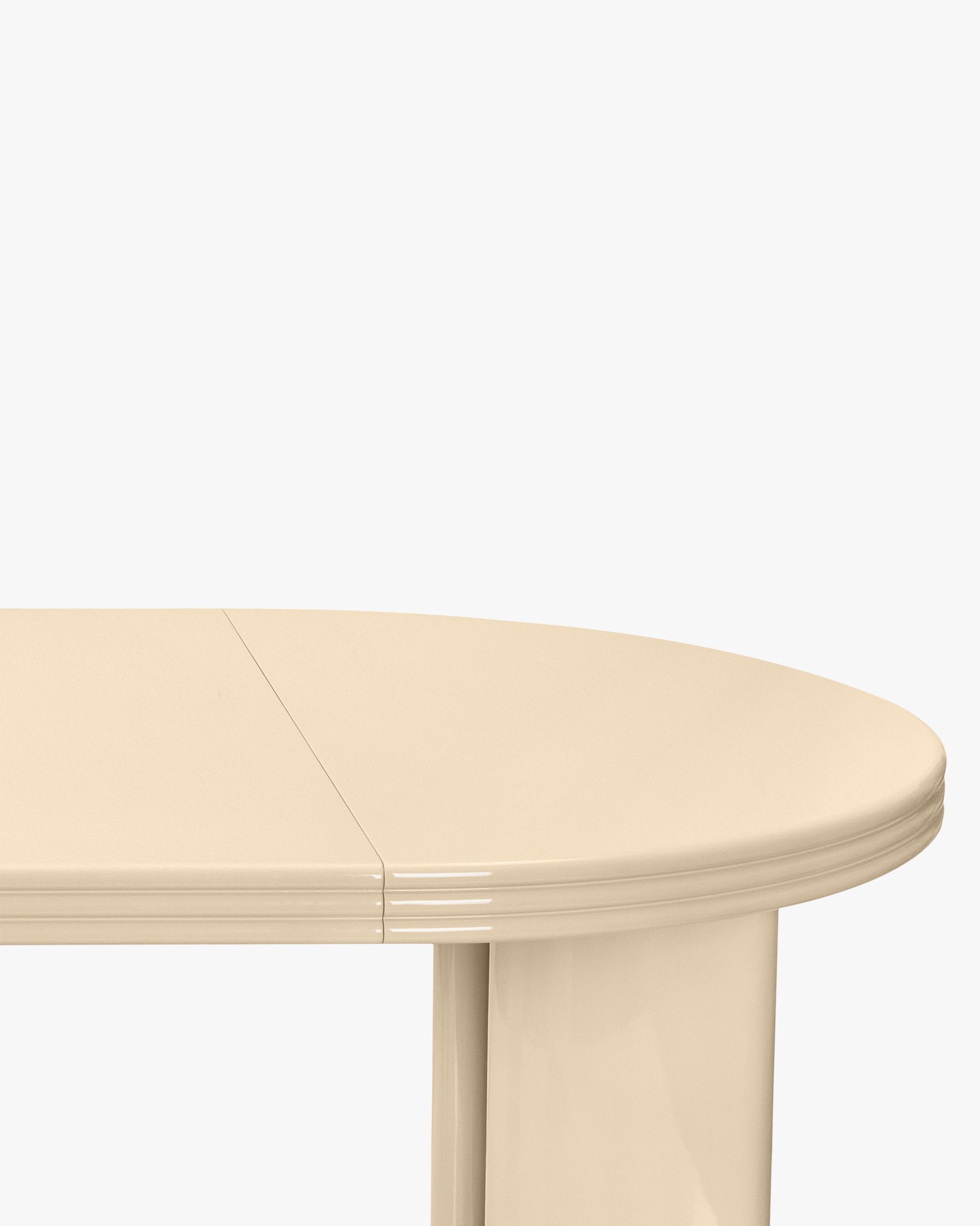 Table à manger extensible Mira en bois - Beige
