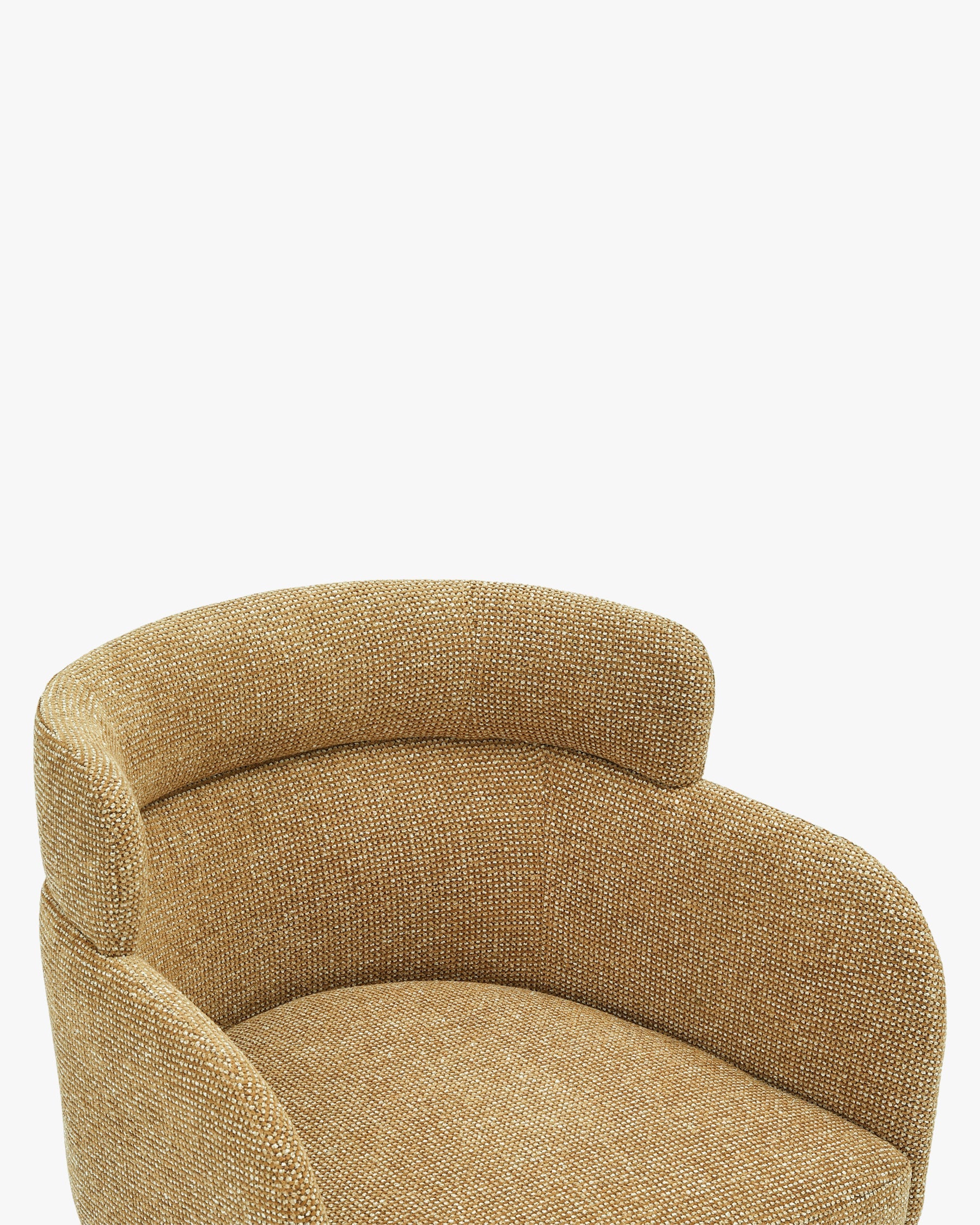 Chaise Baron en tweed - Tweed marron