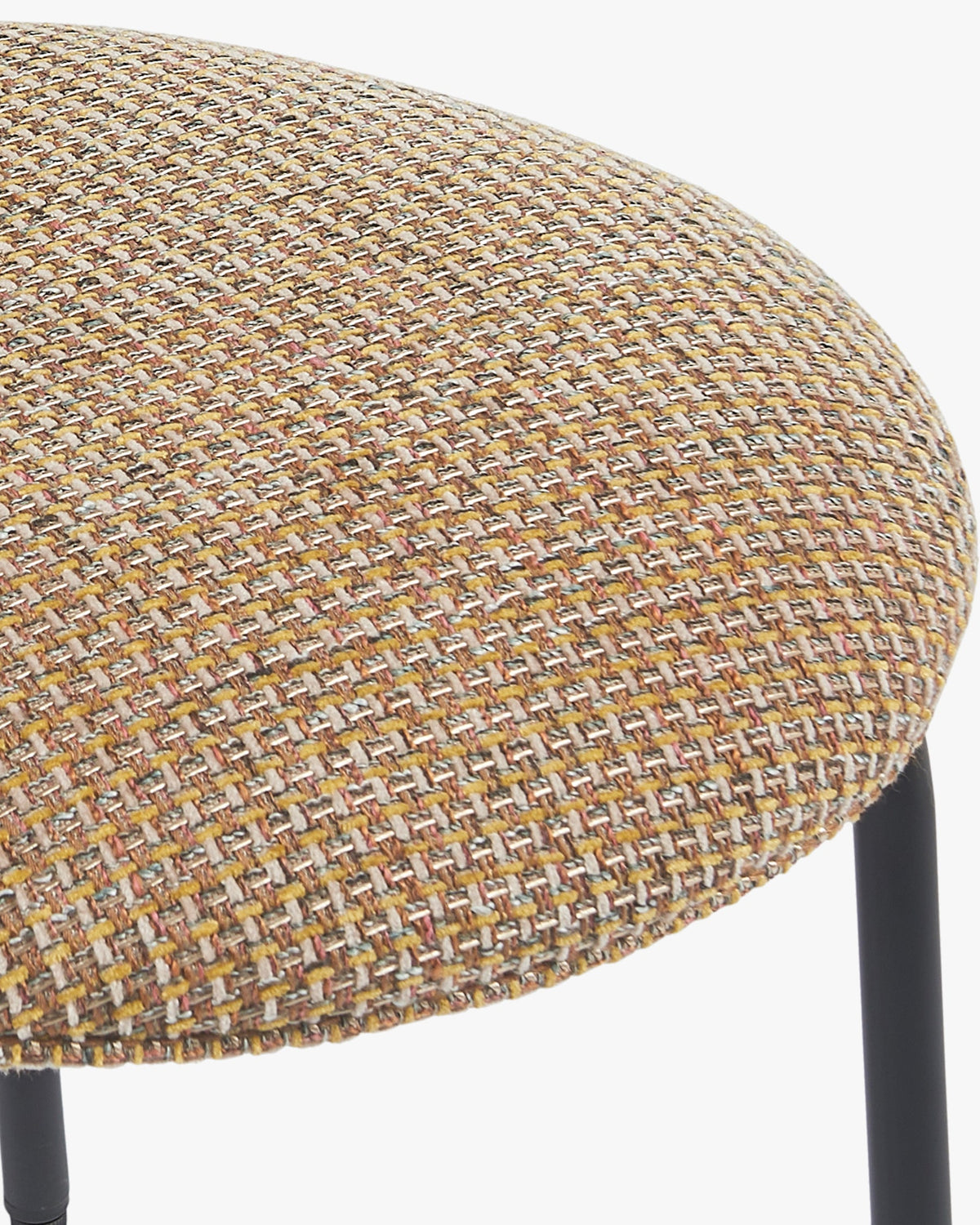 Chaise empilabl Blaze - Tweed Jaune Miami