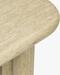 Console Aphaia en bois - Effet Travertin