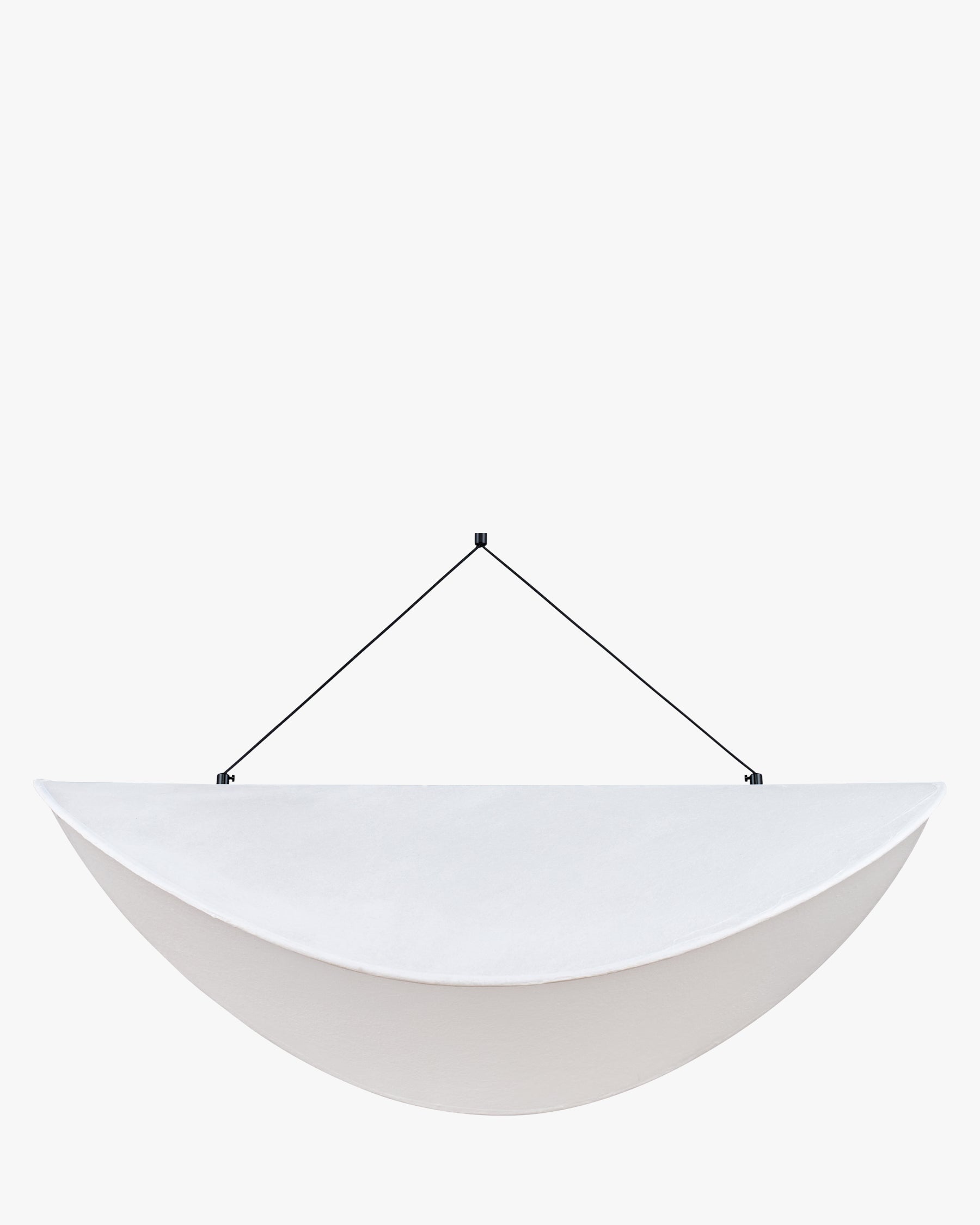 Suspension Fukui satinée ajustable - Blanc satiné
