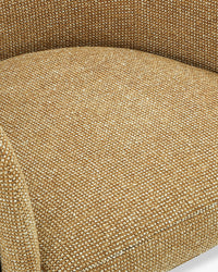 Chaise Baron en tweed - Tweed marron