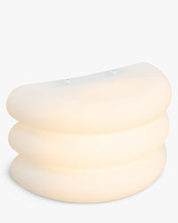 Applique murale Verre blanc & laiton Houston - Blanc