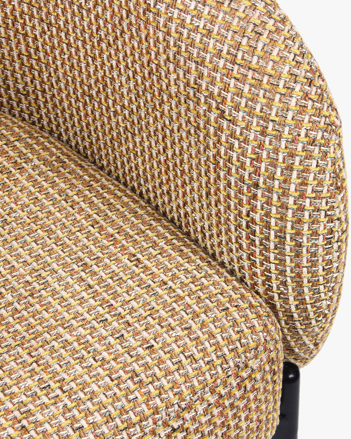 Chaise Volta en tweed - Tweed jaune Miami