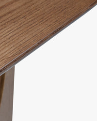 Table d'appoint Ondula en bois - Bois noyer