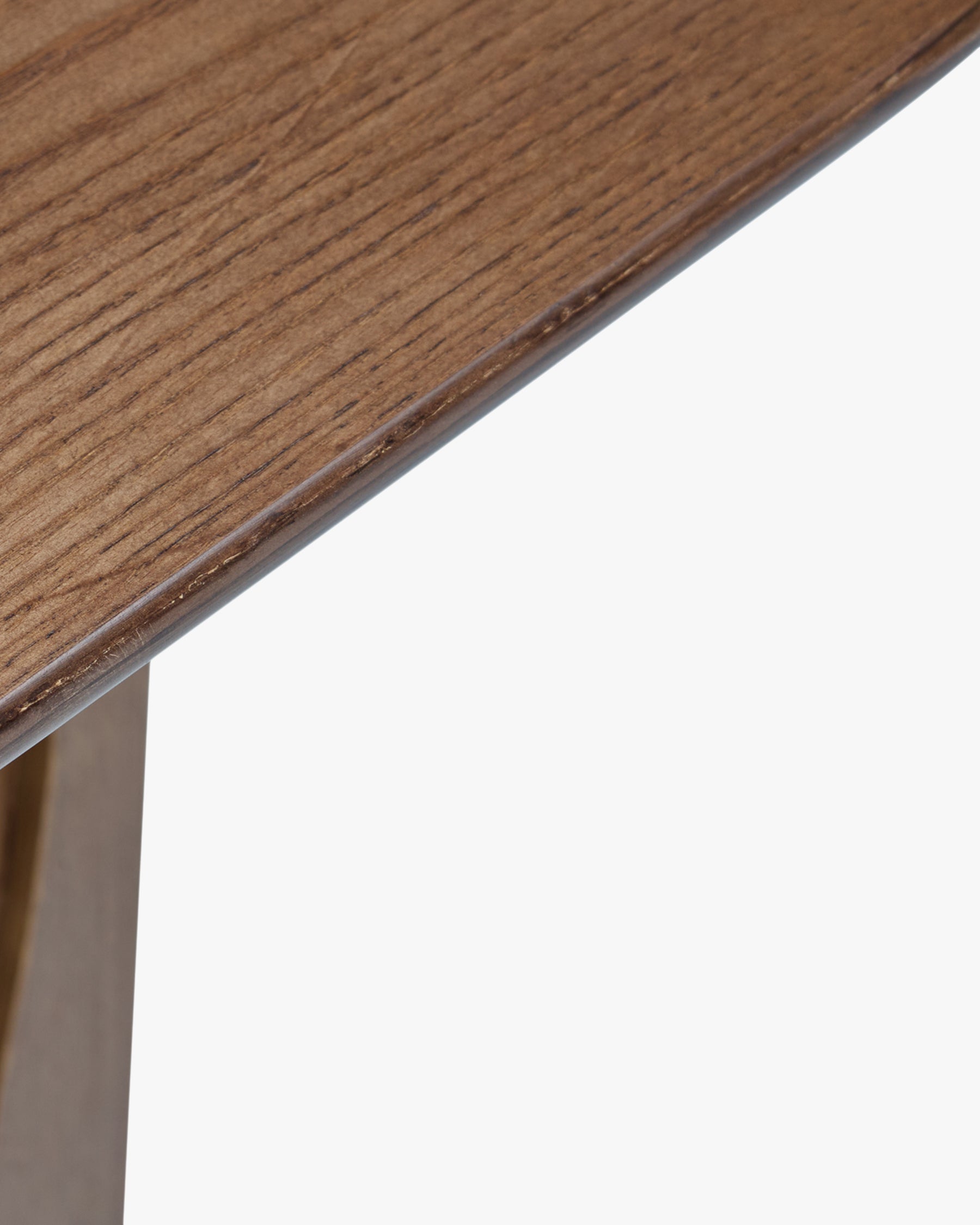 Table d'appoint Ondula en bois - Bois noyer