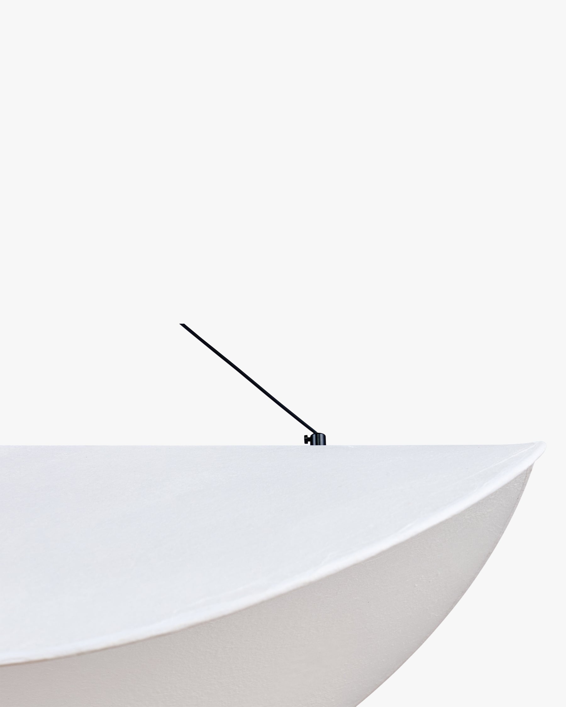 Suspension Fukui satinée ajustable - Blanc satiné