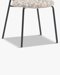 Chaise empilable Blaze - Beige géométrique
