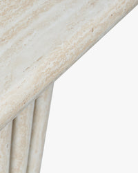 Table d'appoint Artemis - Effet Travertin