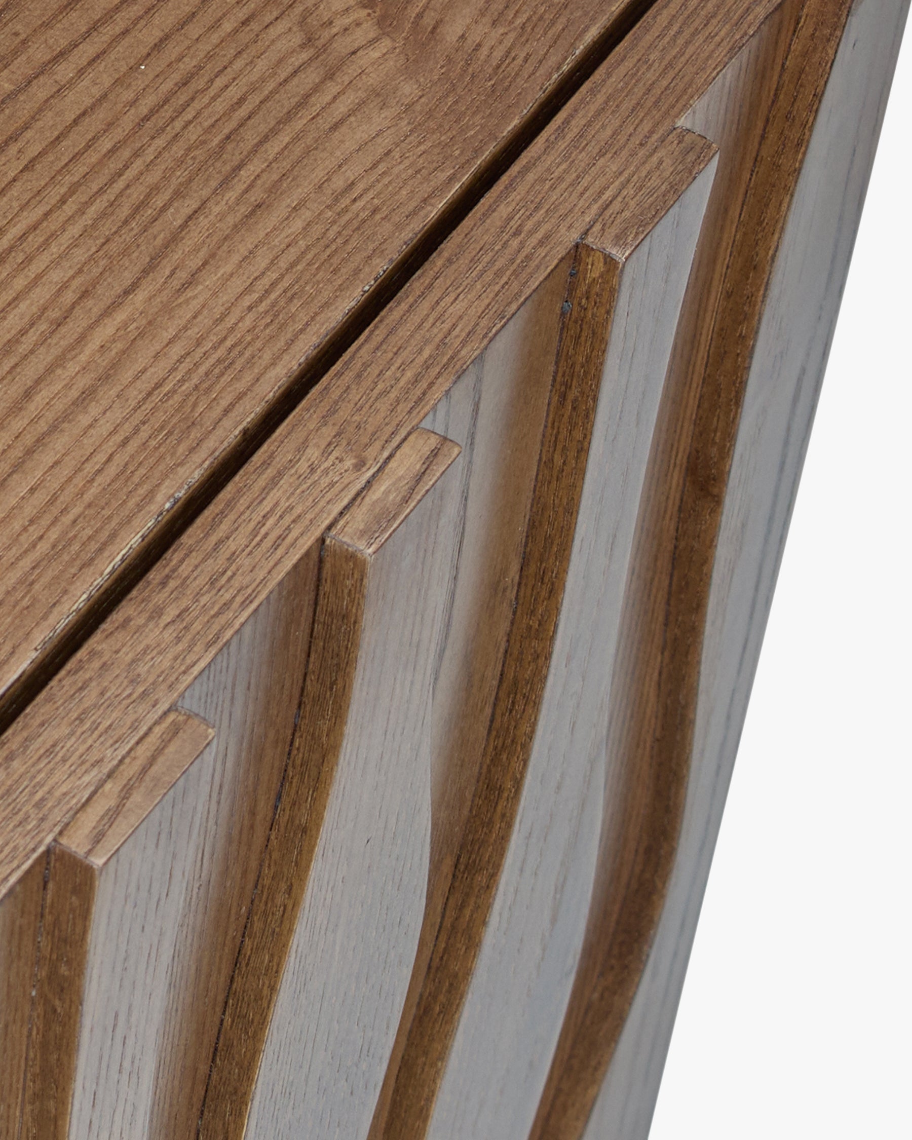 Meuble TV Ondula en bois - Bois noyer