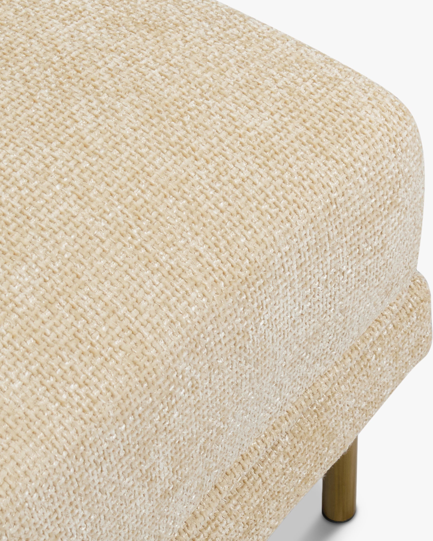 Canapé d'angle droit Ethan - Tweed sable